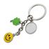 Abwechslungsreicher Schlüsselanhänger ,,Lucky" in Silber silber Werbeartikel_2833