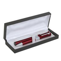 Elegantes Stift-Set ,,Fierro" in Bordeaux-Rot Werbeartikel