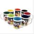 Erstaunliche Tasse "Juli" aus Porzellan