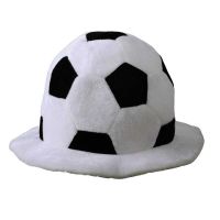 Fußball-Hut ,,Soccy" in Schwarz-Weiß Werbeartikel